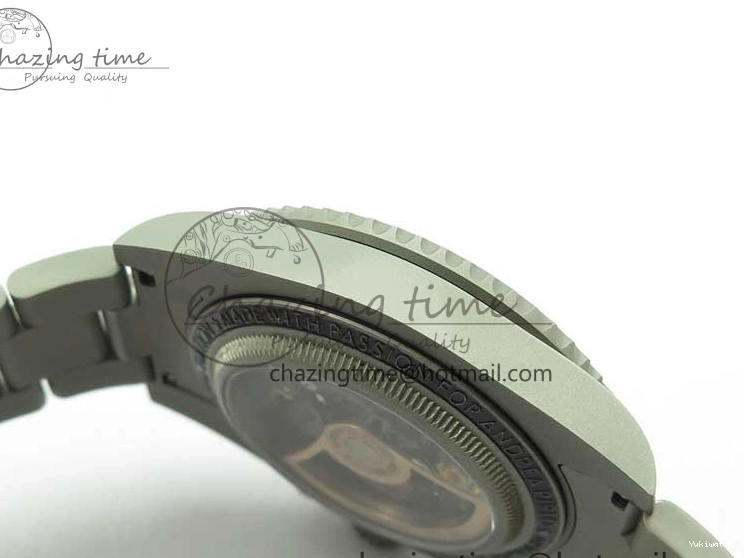 116610 Bezel Skeleton DIal Best Sandblasted Edition on ROF Andrea Submariner Carbon SA3130 Pirlo 0308